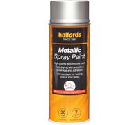 Halfords M0-090 Silver Metallic Car Spray Paint - 400ml