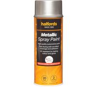 Halfords M0-230 Silver Metallic Car Spray Paint - 400ml