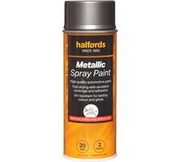 Halfords M1-180 Grey Metallic Car Spray Paint - 400ml