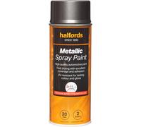 Halfords M1-190 Grey Metallic Car Spray Paint - 400ml