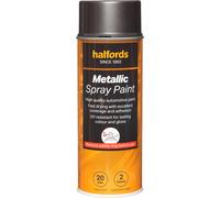 Halfords M1-200 Grey Metallic Car Spray Paint - 400ml