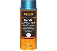 Halfords M3-560 Blue Metallic Car Spray Paint - 400ml