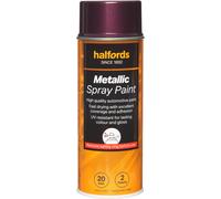 Halfords M4-010 Red Metallic Car Spray Paint - 400ml