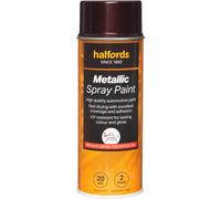 Halfords M4-020 Red Metallic Car Spray Paint - 400ml