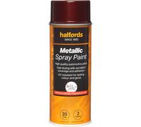 Halfords M4-040 Red Metallic Car Spray Paint - 400ml