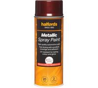 Halfords M4-050 Red Metallic Car Spray Paint - 400ml
