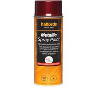 Halfords M4-060 Red Metallic Car Spray Paint - 400ml