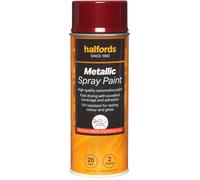 Halfords M4-070 Red Metallic Car Spray Paint - 400ml