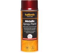 Halfords M4-090 Red Metallic Car Spray Paint - 400ml