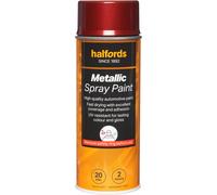 Halfords M4-160 Red Metallic Car Spray Paint - 400ml