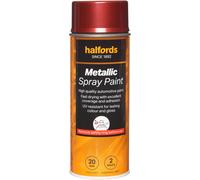 Halfords M4-170 Red Metallic Car Spray Paint - 400ml