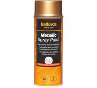 Halfords M5-040 Gold Metallic Car Spray Paint - 400ml