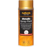 Halfords M5-060 Gold Metallic Car Spray Paint - 400ml