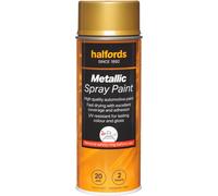 Halfords M5-070 Gold Metallic Car Spray Paint - 400ml