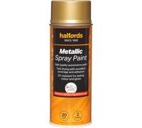 Halfords M5-090 Gold Metallic Car Spray Paint - 400ml