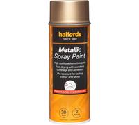 Halfords M5-120 Gold Metallic Car Spray Paint - 400ml