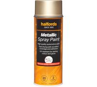 Halfords M5-140 Gold Metallic Car Spray Paint - 400ml