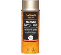 Halfords M5-170 Gold Metallic Car Spray Paint - 400ml