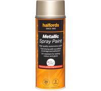 Halfords M5-180 Gold Metallic Car Spray Paint - 400ml