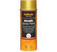 Halfords M5-220 Gold Metallic Car Spray Paint - 400ml