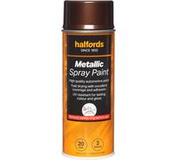 Halfords M6-040 Brown Metallic Car Spray Paint - 400ml