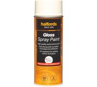 Halfords S0-320 White Gloss Car Spray Paint - 400ml