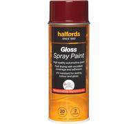 Halfords S4-030 Red Gloss Car Spray Paint - 400ml