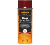 Halfords S4-040 Red Gloss Car Spray Paint - 400ml
