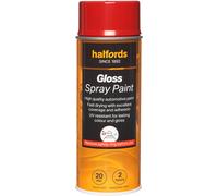 Halfords S4-130 Red Gloss Car Spray Paint - 400ml