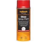 Halfords S4-140 Red Gloss Car Spray Paint - 400ml
