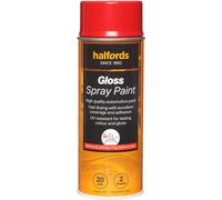 Halfords S4-190 Red Gloss Car Spray Paint - 400ml