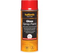 Halfords S4-200 Red Gloss Car Spray Paint - 400ml