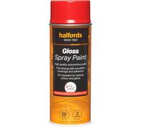 Halfords S4-210 Red Gloss Car Spray Paint - 400ml