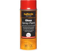 Halfords S4-260 Red Gloss Car Spray Paint - 400ml