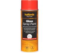 Halfords S4-350 Red Gloss Car Spray Paint - 400ml