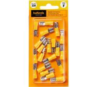 Halfords Spade Connectors 25 Amp Female Semi-Insulated (ELEC229)