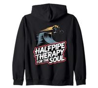 Halfpipe Sessions For The Soul BMX Rider Freestyle Zip Hoodie