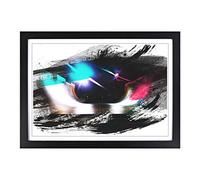 Halfpipe Skateboarding V2 Framed Print | A2 Black Framed Wall Art | Ready to Hang | Modern Nature Picture | Living Room Bedroom Lounge Office