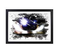 Halfpipe Skateboarding V3 Framed Print | A2 Black Framed Wall Art | Ready to Hang | Modern Nature Picture | Living Room Bedroom Lounge Office