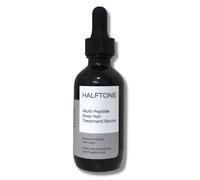 HALFTONE Multi-Peptide Grey Hair Treatment Serum - With Silverfree, Greyverse, Capixyl Peptides - Anti Grey Hair Regrowth, Recover Natural Color Pigment, Scalp Health - Vegan, Scent-Free, Oil-Free