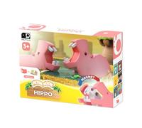 Halftoys Picture Book | Illustrated Story & Magnetic 3D Puzzle Toy | Multi-Sensory Learning | Safe, Durable & Washable | Perfect for Little Hands (Hippo)