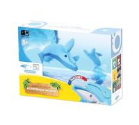 Halftoys Single Animal - Humpback Whale | Magnetic 3D Puzzle Toy | Multi-Sensory Learning | Safe, Durable & Washable | Perfect for Little Hands