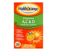 Haliborange A,C & D Vitamins 60 Chewable Tablets
