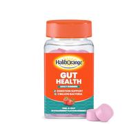 Haliborange Adult Gut Health, Live Cultures, 30 Strawberry Gummies | One-a-Day Gut Health Gummies with 2 Billion Live Cultures, Inulin, Calcium & Vitamin C - Tasty Strawberry Flavour
