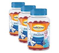 Haliborange Disney Frozen Multivitamin Softies for Kids 3+, 60 Strawberry Gummies - Vitamins A, C, D, E, B6, B12 & Niacin - Supports Immune System, Bone Health & Energy - Character-Shaped Chewable