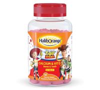 Haliborange Disney Pixar Toy Story Calcium et Vitamin D Softies for Kids 3+, 60 Strawberry Gummies - Supports Bone et Teeth Health - Character-Shaped Chewable