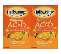 Haliborange Kids A, C and D Orange Tablets 120 (Pack of 2)