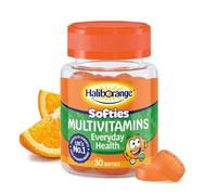 Haliborange Kids Multivitamin Softies, Orange Flavour, Age 3+, 30 Gummies | Tasty daily multivitamin Softies with 7 essential vitamins to support immunity, growing bones, energy & vision, ages 3-12