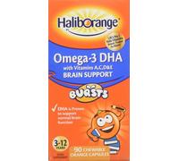 Haliborange Kids Omega-3 Chewy Orange, 90 Count, 100 90 count (Pack of 1)