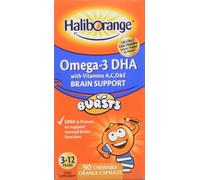 Haliborange Omega 3 DHA Brain Support Burst Orange 90 Capsules